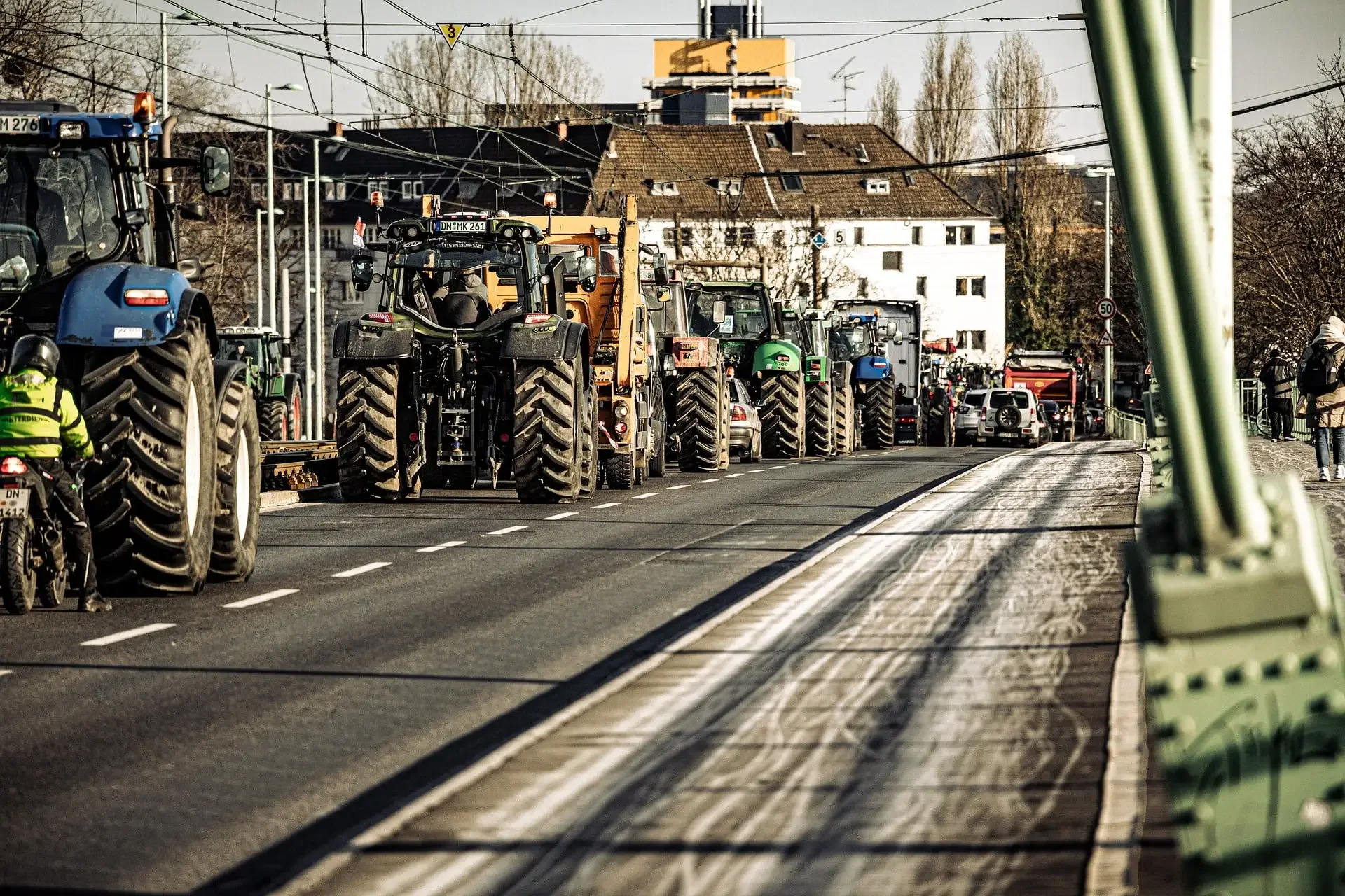 Traktoren Bauernproteste 2024 Traktoren Bauernproteste 2024