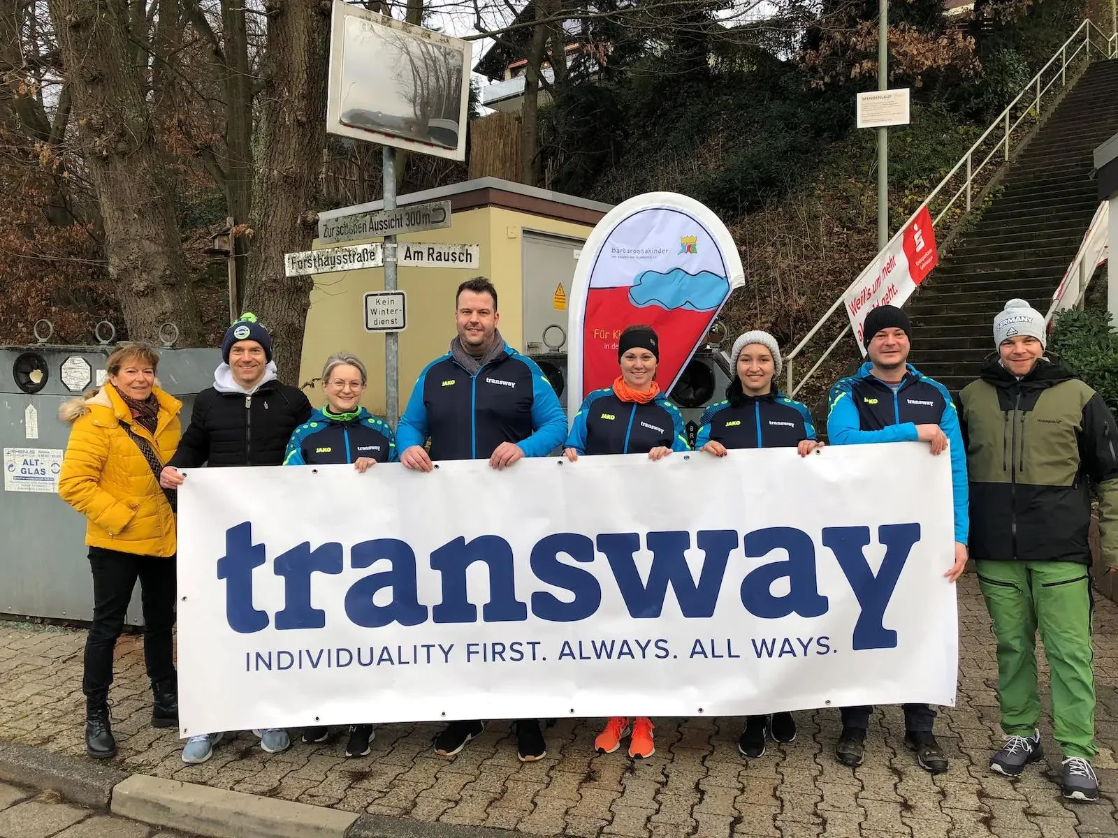 Transway beim Haitzer Treppenlauf